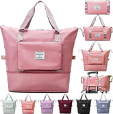 Expandable Folding Travel Bag for Women, Luggage Bag for Travel (Multicolor)