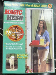 BD Magic Mesh Magnetic Screen Door net for Main Doors