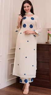 Kurta With Dupatta And Bottomwear