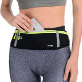 Slim Running Belt, Workout Fanny Pack for Men Women, Exercise Waist Pack for Apple iPhone Holder