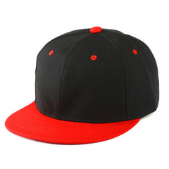 Men's And Women's Fashion Color Blocking Flat Brim Duck Tongue Hat