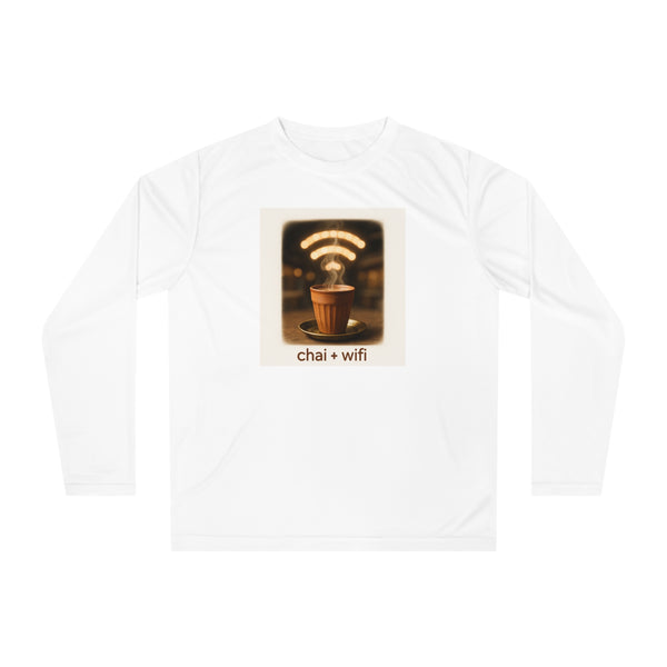 Chai and Wifi Long Sleeve Performance Shirt, Cozy Shirt for Tech Lovers, Perfect for Chai Lovers and Chill Days, Gift for Coffee [...]