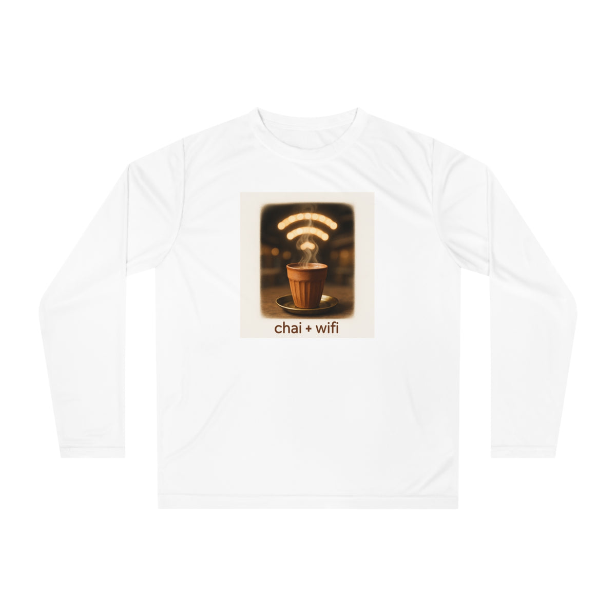 Chai and Wifi Long Sleeve Performance Shirt, Cozy Shirt for Tech Lovers, Perfect for Chai Lovers and Chill Days, Gift for Coffee [...]