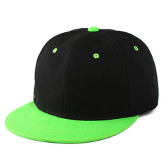 Men's And Women's Fashion Color Blocking Flat Brim Duck Tongue Hat